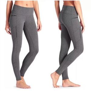ATHLETA SLY DRIFTER HERRINGBONE LEGGINGS SIZE SMALL